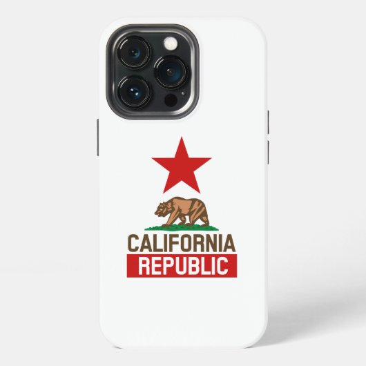 California Republic iPhone Case Hoesje (Achterkant)