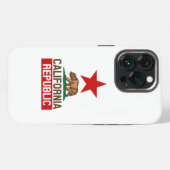 California Republic iPhone Case Hoesje (Achterkant horizontaal)