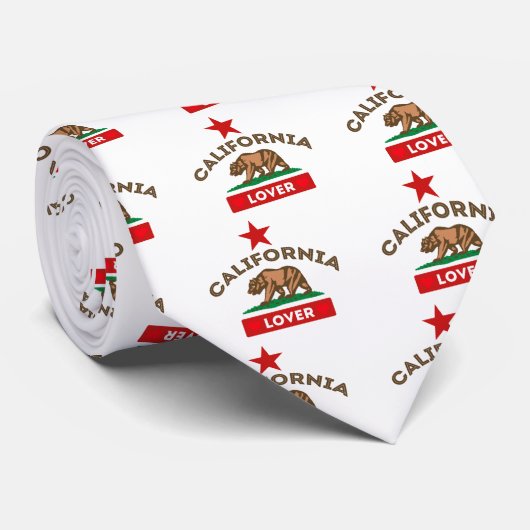 California Republic Lover Stropdas (Opgerold)