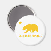 California Republic Magnet (Voorkant / Achterkant)