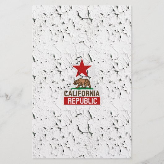California Republic Peeling Paint Decor Briefpapier (Voorkant)