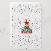 California Republic Peeling Paint Decor Briefpapier (Voorkant / Achterkant)