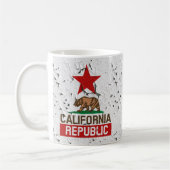 California Republic Peeling Paint Decor Koffiemok (Links)