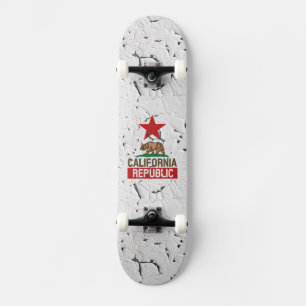 California Republic Peeling Paint Decor Persoonlijk Skateboard