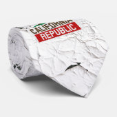 California Republic Peeling Paint Decor Stropdas (Opgerold)