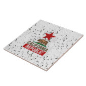 California Republic Peeling Paint Decor Tegeltje (Zijkant)