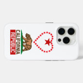 CALIFORNIA REPUBLIC Staatsvlag Liefde Case-Mate iPhone Case (Achterkant (horizontaal))