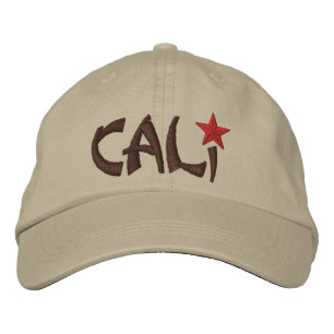 California Republic STAR Embroidery Geborduurde Pet