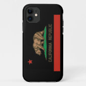 California Republic State Flag iPhone Case (Achterkant)