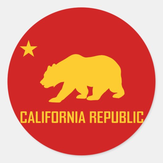 California Republic Sticker (Voorkant)