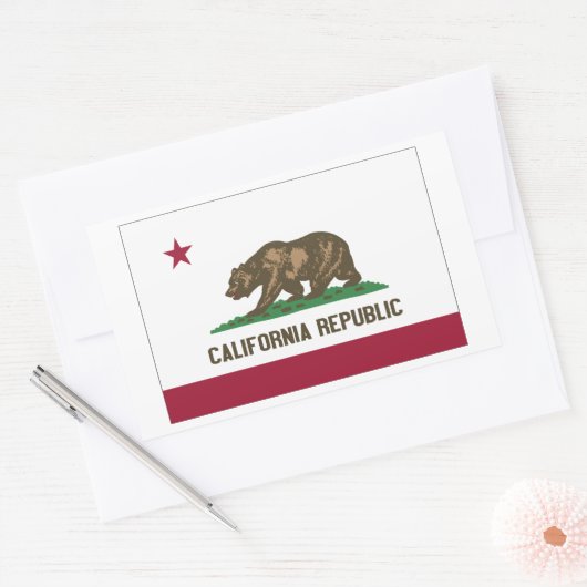 California Republic Sticker (Envelop)