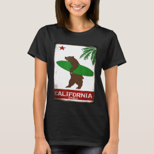 California Republic Surf Design T-shirt