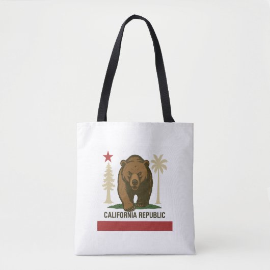 California Republic Tote Bag (Voorkant)