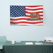 California Republic USA Vlag Ontwerp Spandoek (Beurs)
