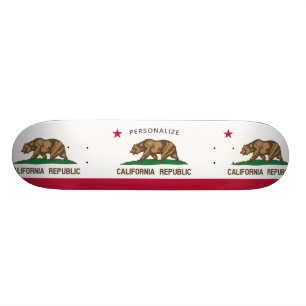 California Republic vlag aangepast skateboarddek Persoonlijk Skateboard