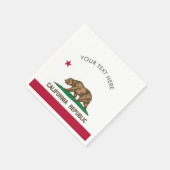 California Republic vlag aangepaste partij servett Servet (Hoek)