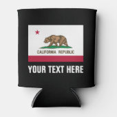California Republic vlag koelboxxen bierhouders Blikjeskoeler (Voorkant)