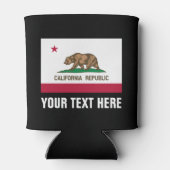 California Republic vlag koelboxxen bierhouders Blikjeskoeler (Achterkant)