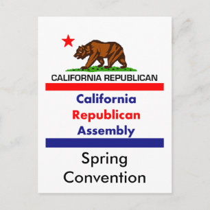 California Republican CRA Briefkaart