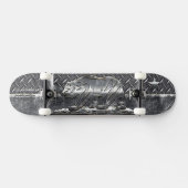 CALIFORNIA REPUBLIEK Grunge Steel Cutouts Diamond  Skateboard (Horizontaal)