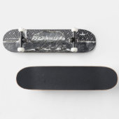 CALIFORNIA REPUBLIEK Grunge Steel Cutouts Diamond  Skateboard (Horizontaal)