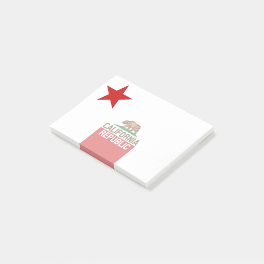 CALIFORNIA REPUBLIEK Vlag groot Star-ontwerp Post-it® Notes (Schuin)