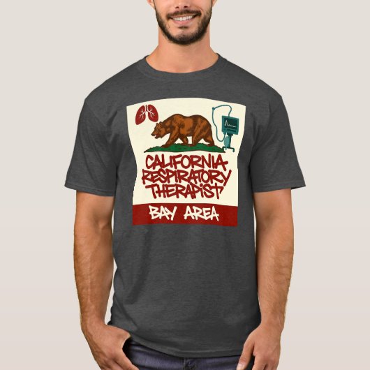 CALIFORNIA RESPIRATORY T-SHIRT (Voorkant)