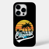 California Retro Hoesje-Mate iPhone 14 Pro Hoesje (Achterkant)