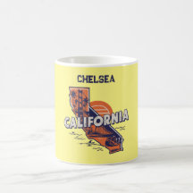 California Retro State Silhouet gepersonaliseerd