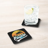 California Retro Sunset Beverage Coaster Bier Onderzetter (Rechterzijde)