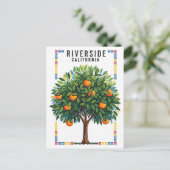California Riverside Sinaasappel Tree Briefkaart (Staand voorkant)