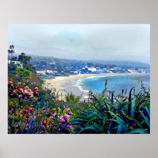 California Riviera of Laguna Beach Poster (Voorkant)