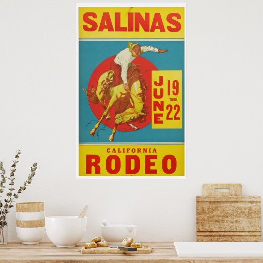  California Rodeo Travel Poster (Keuken)