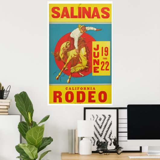  California Rodeo Travel Poster (Thuiskantoor)