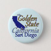 CALIFORNIA RONDE BUTTON 5,7 CM (Voorkant)