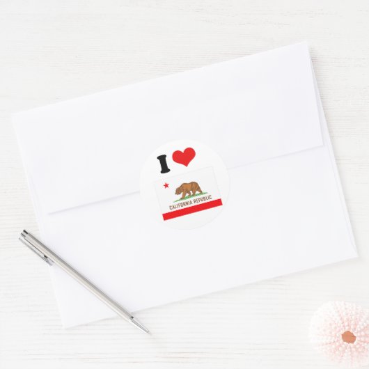 CALIFORNIA RONDE STICKER (Envelop)