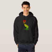California Roots (Rasta surfer-kleuren) Hoodie (Voorkant volledig)