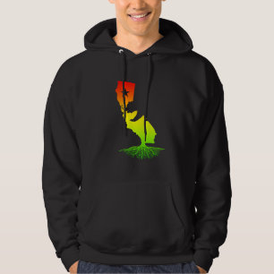 California Roots (Rasta surfer-kleuren) Hoodie