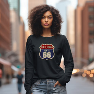 California Route 66 Epische Roadtrip Tri-Blend Shirt