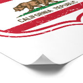 California Route 66 Flag Poster (Hoek)