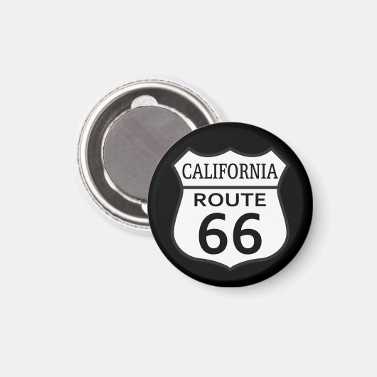 California Route 66 Magneet (Voorkant / Achterkant)