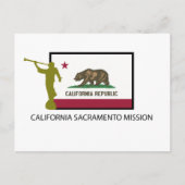 CALIFORNIA SACRAMENTO MISSIE LDS CTR BRIEFKAART (Voorkant)