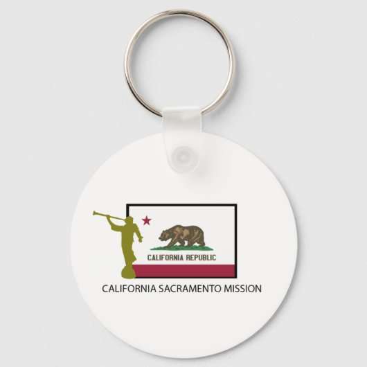 CALIFORNIA SACRAMENTO MISSIE LDS CTR SLEUTELHANGER (Voorkant)