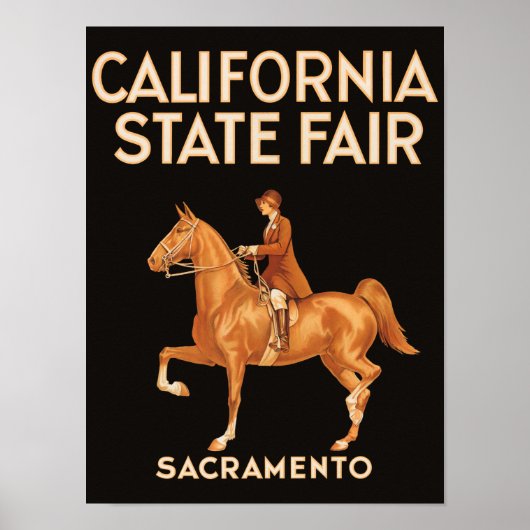 California Sacramento Vintage Poster 1933 (Voorkant)