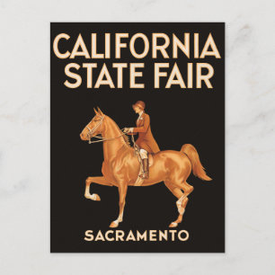 California Sacramento Vintage Poster 1933 Briefkaart