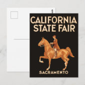 California Sacramento Vintage Poster 1933 Briefkaart (Voorkant / Achterkant)