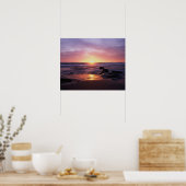California, San Diego, Sunset Cliffs, Sunset 4 Poster (Keuken)