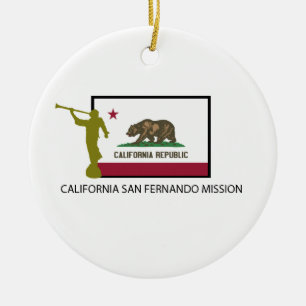CALIFORNIA SAN FERNANDO MISSIE LDS CTR KERAMISCH ORNAMENT