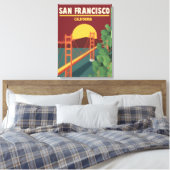 California | San Francisco Canvas Afdruk (Insitu (Slaapkamer))