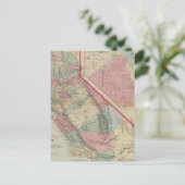 California, San Francisco Map door Mitchell Briefkaart (Staand voorkant)